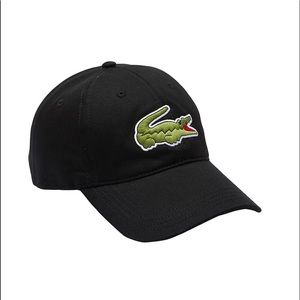 Unisex Lacoste Large Croc Baseball Cap.